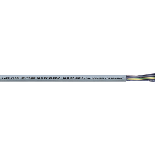 LAPP ÖLFLEX® CLASSIC 110 H Steuerleitung 18G 0.75mm² Grau 10019921-100 100m