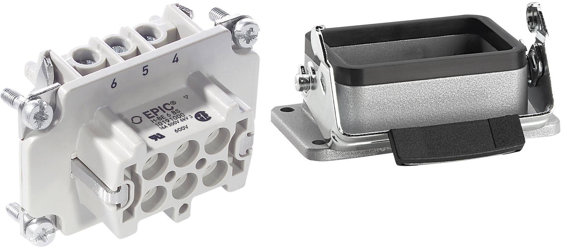 LAPP Steckverbinder-Set EPIC®KIT H-BE 6 75009637 6 + PE Schrauben 1 Set