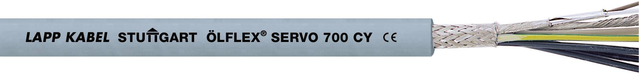 LAPP ÖLFLEX® SERVO 700 CY Servoleitung 4 x 6 mm² + 2 x 0.75 mm² Grau 0036161 100 m
