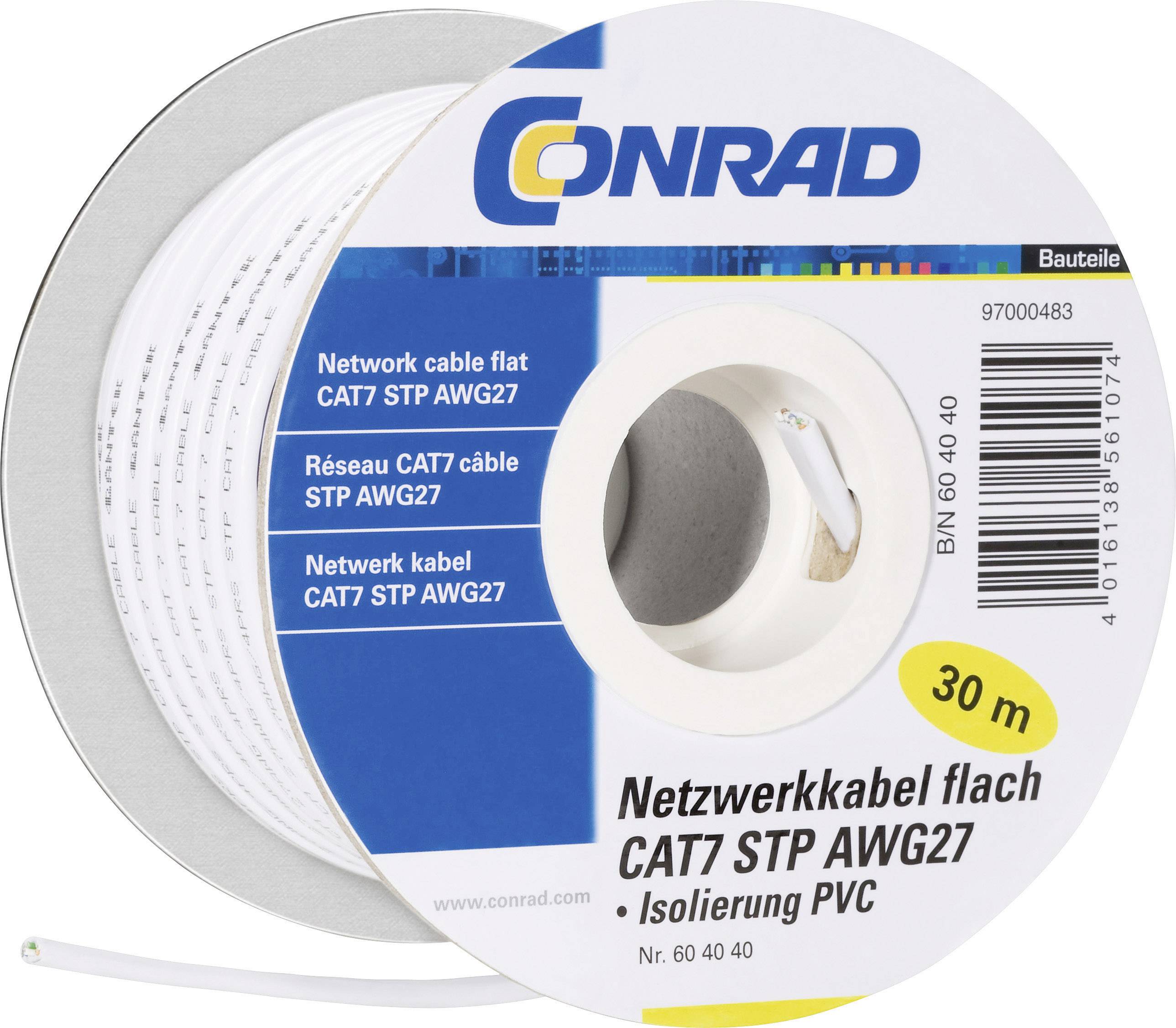 602592 Netzwerkkabel CAT 5e U/UTP 4 x 2 x 0.05mm² Beige 30m