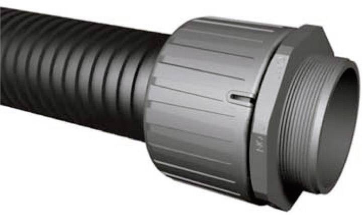 HellermannTyton 166-21607 HGL54-S-M50 Schlauchverschraubung Schwarz M50 47.20mm Gerade 1St.