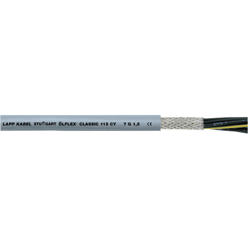 LAPP ÖLFLEX® CLASSIC 115 CY Steuerleitung 7G 0.50mm² Grau 1136007-100 100m