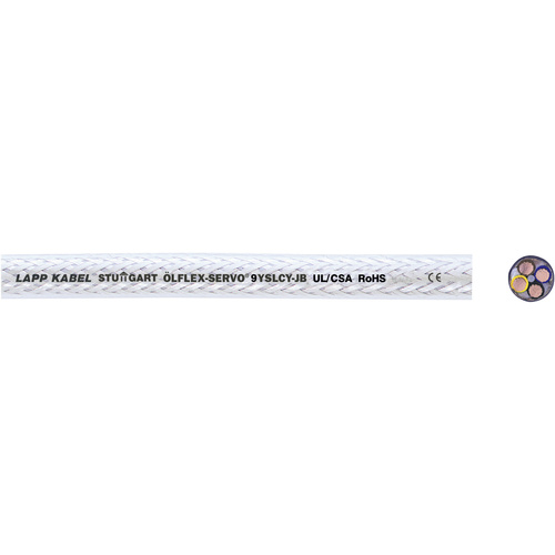 LAPP ÖLFLEX® 9YSLCY-JB Servoleitung 4G 10mm² Transparent 37004-1000 1000m