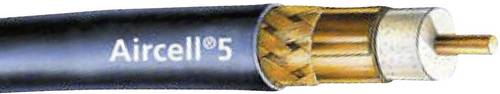 SSB Electronic 6055 Koaxialkabel Außen-Durchmesser: 5 mm AIRCELL 5 50 Ω 85 dB Schwarz Meterware