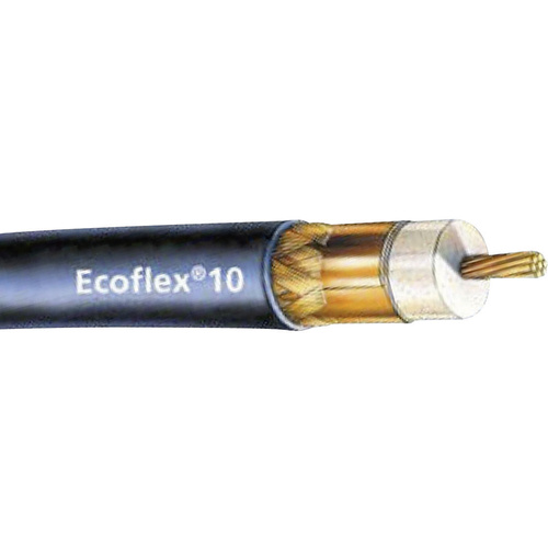 SSB 6085 Koaxialkabel Außen-Durchmesser: 10.20 mm Ecoflex 10 50 Ω 90 dB Schwarz Meterware