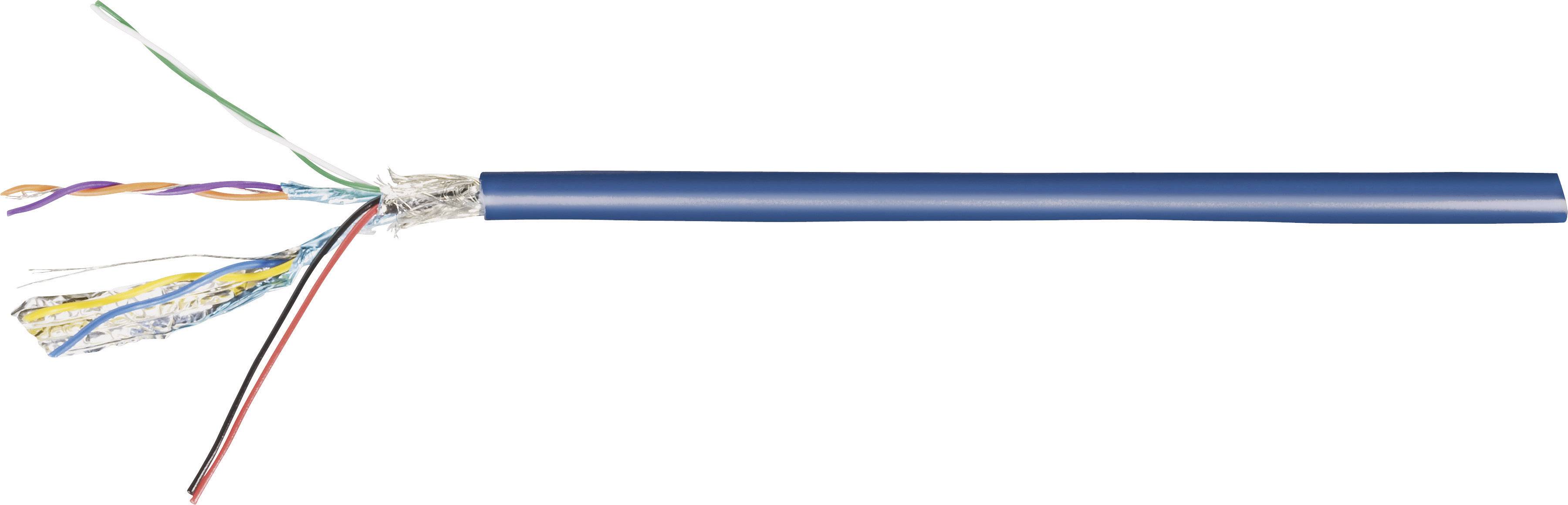 BKL Electronic 1512001 USB-Kabel 8 x 0.08mm² Blau Meterware