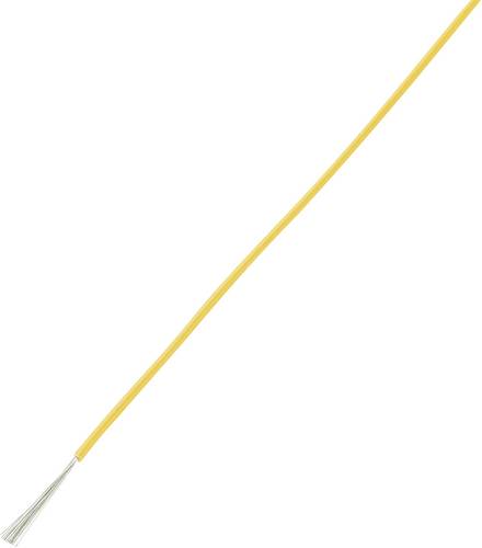 TRU Components 1570176 Litze LiY 1 x 1 mm² Gelb 10 m