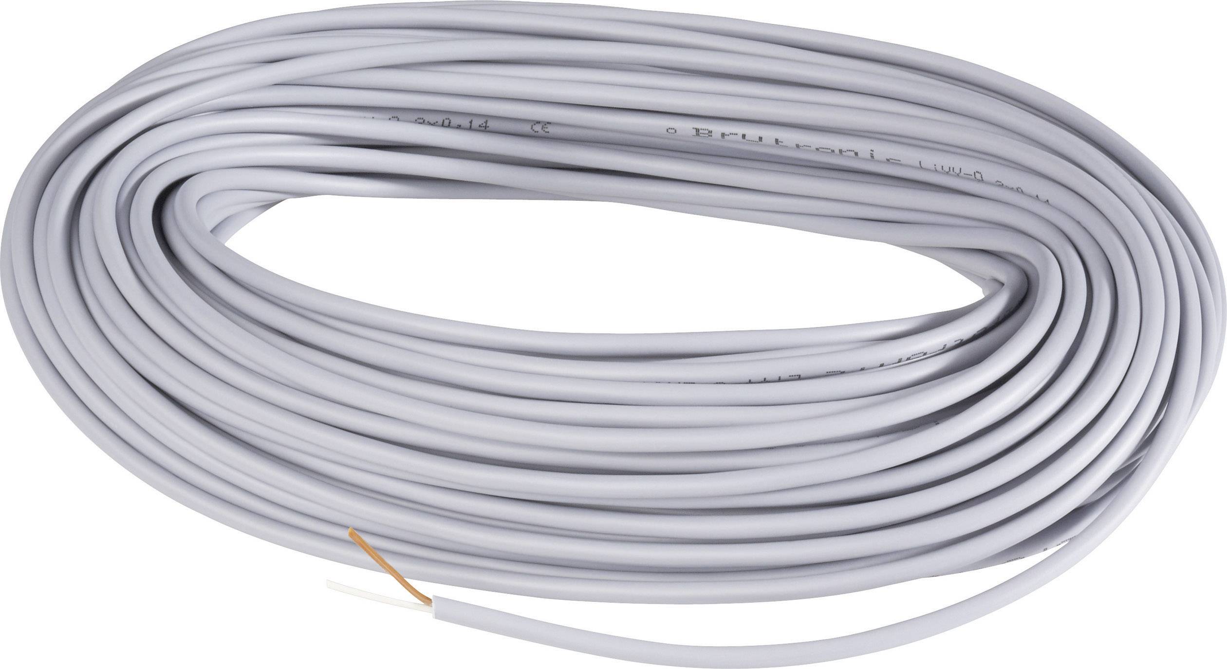 BKL Electronic LiYY Steuerleitung 3 x 0.14mm² Grau 1506002/25 25m