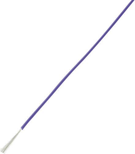 TRU COMPONENTS 1566834 Fil de câblage LiY 1 x 0.14 mm² violet 10 m