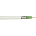Câble coaxial Hama 86684 75 Ω 100 dB blanc, vert Marchandise vendue au mètre
