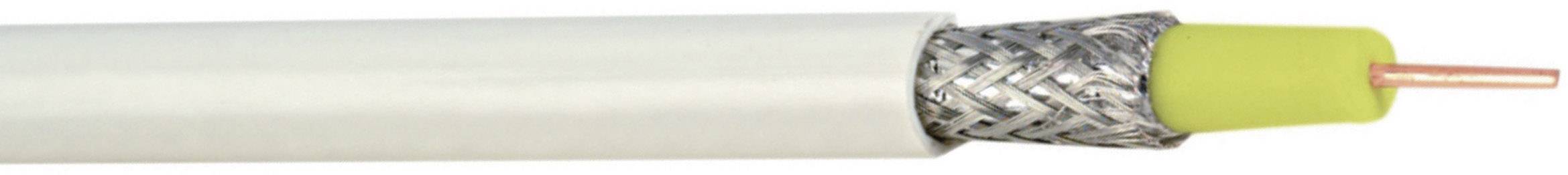 Hama 86685 Koaxialkabel Außen-Durchmesser: 6.90mm 75Ω 100 dB Weiß, Gelb Meterware