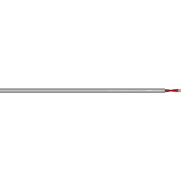 Sommer Cable 415-0056 Câble haut-parleur 2 x 1.50 mm² gris foncé Marchandise vendue au mètre