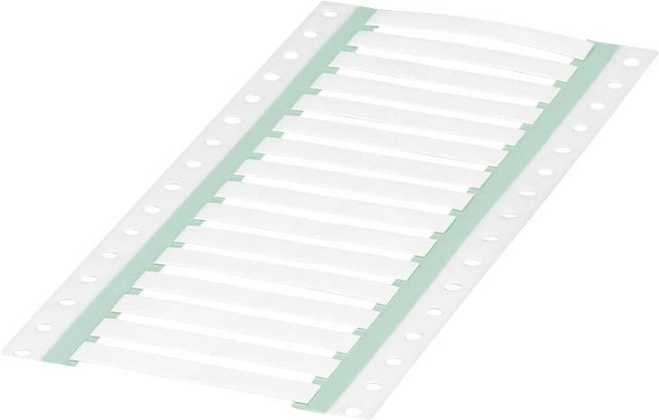 Phoenix Contact 0800363 Schrumpfschlauchmarkierer Montage-Art: aufschieben Beschriftungsfläche: 60 x 4mm Weiß Anzahl Markierer