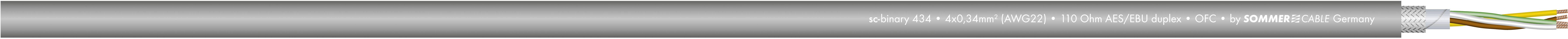 Sommer Cable 540-0051 Digitalkabel 4 x 0.34 mm² Schwarz Meterware