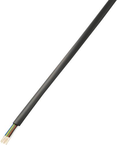 TRU Components 1564535 Telefonkabel 6 x 0.08 mm² Schwarz 50 m