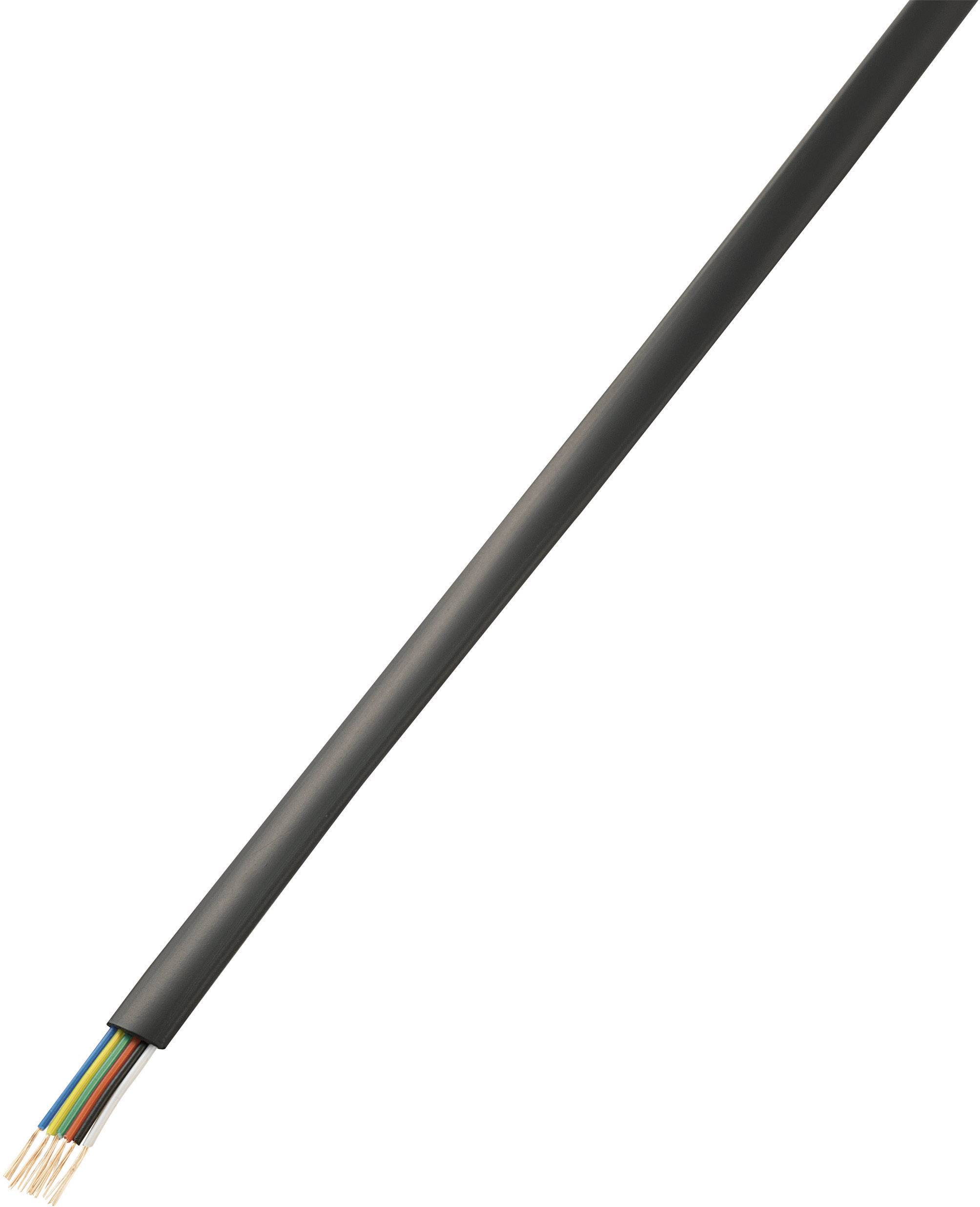 TRU Components 1564535 Telefonkabel 6 x 0.08mm² Schwarz 50m