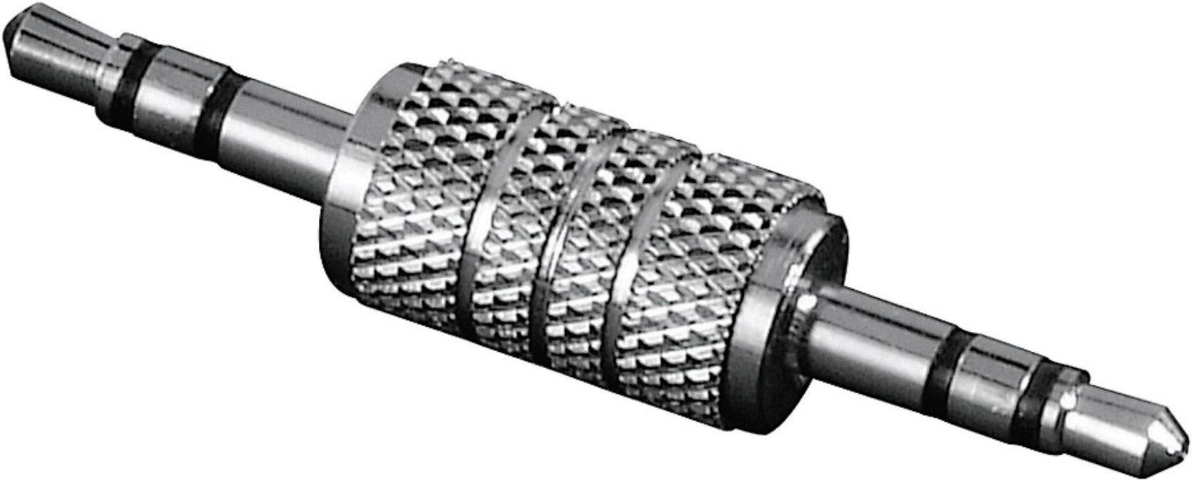 Hama 43263 43263 Klinke Audio Adapter [1x Klinkenstecker 3.5 mm - 1x Klinkenstecker 3.5 mm] Silber