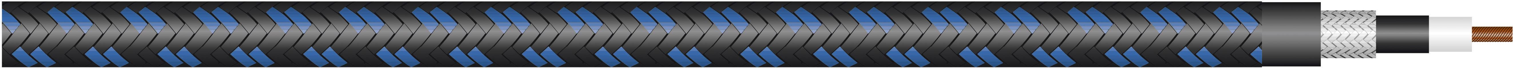 Sommer Cable 300-0112 Instrumentenkabel 1 x 0.5 mm² Schwarz, Blau Meterware