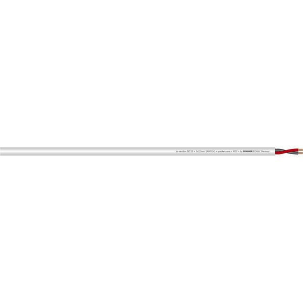 Sommer Cable 425-0050 Lautsprecherkabel 2 x 2.50 mm² Weiß Meterware