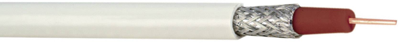 Hama 86686 Koaxialkabel Außen-Durchmesser: 6.90mm 75Ω 100 dB Weiß, Rot Meterware