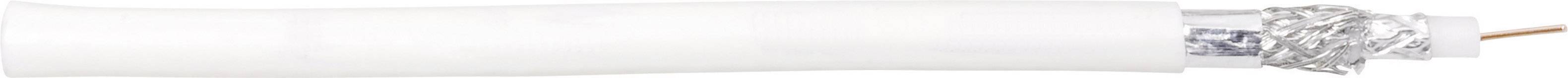 Interkabel AC 78-1 Koaxialkabel Außen-Durchmesser: 4.50mm 75Ω Weiß Meterware