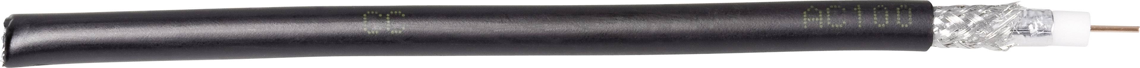 Interkabel AC 100 PE-1 Koaxialkabel Außen-Durchmesser: 7mm 75Ω Schwarz Meterware