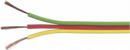 TRU Components 1567056 Litze 3 x 0.14 mm² Gelb, Rot, Grün 5 m