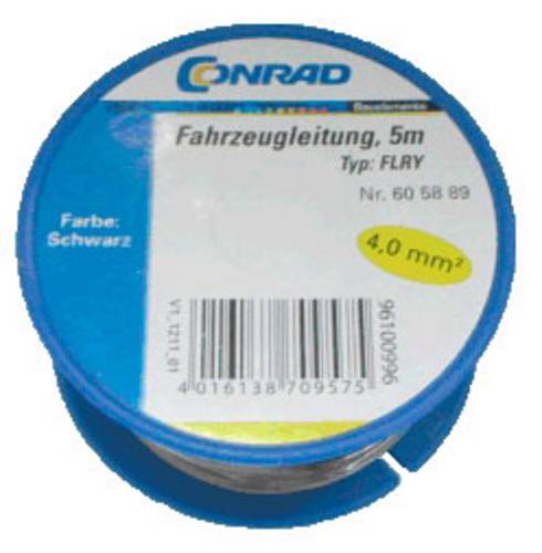 605889 Fahrzeugleitung FLRY-B 1 x 4 mm² Schwarz 5 m
