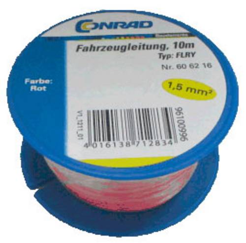 606216 Fahrzeugleitung FLRY-B 1 x 1.50 mm² Rot 10 m