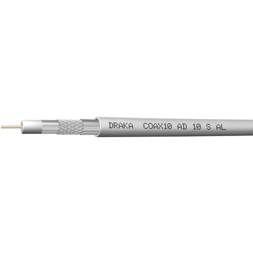 DRAKA 1019225-00200 Koaxialkabel Außen-Durchmesser: 6.80 mm 75 Ω 100 dB Weiß Meterware