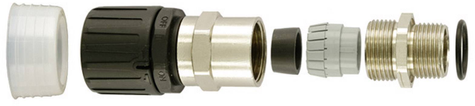 HellermannTyton 166-22100 HGL13-SCG-M16 Schlauchverschraubung Schwarz 9.80mm Gerade 1St.