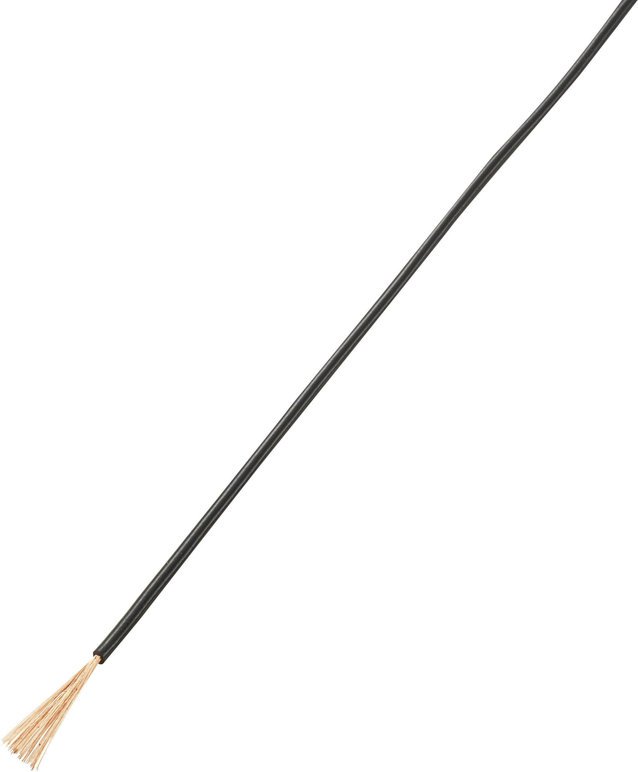 TRU Components 1567866 Litze LiFY 1 x 1.50 mm² Schwarz 25 m