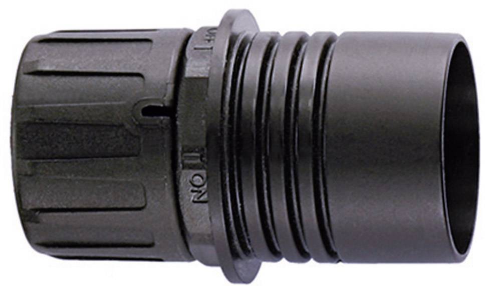 HellermannTyton 166-25000 HG13-R16 Gewindeadapter Schwarz