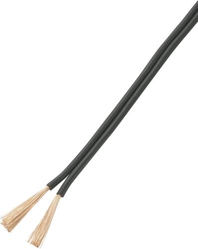 TRU Components 1566993 Litze 2 x 2.50 mm² Schwarz 50 m