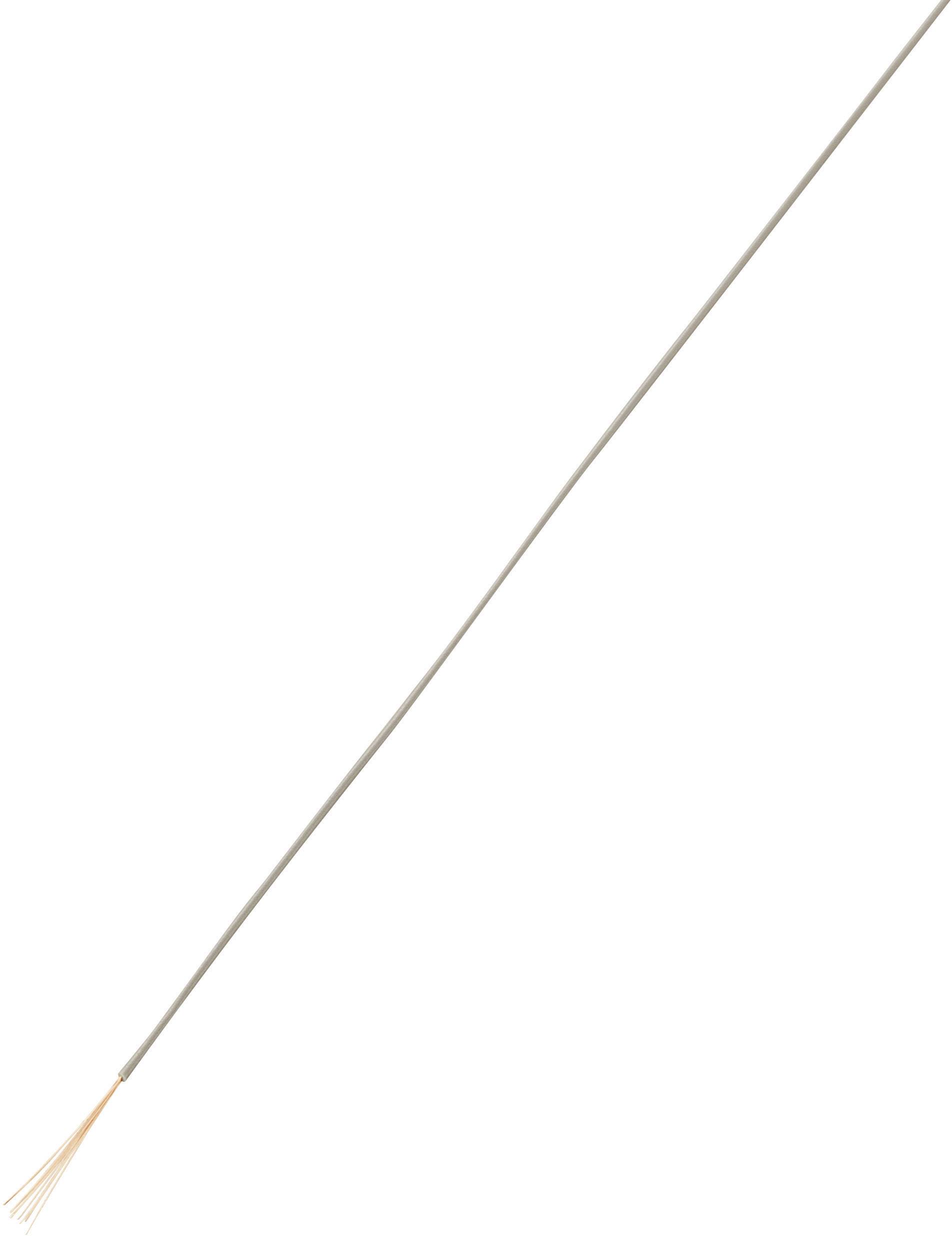 TRU Components 1564668 Litze LiFY 1 x 0.75 mm² Grau 25 m