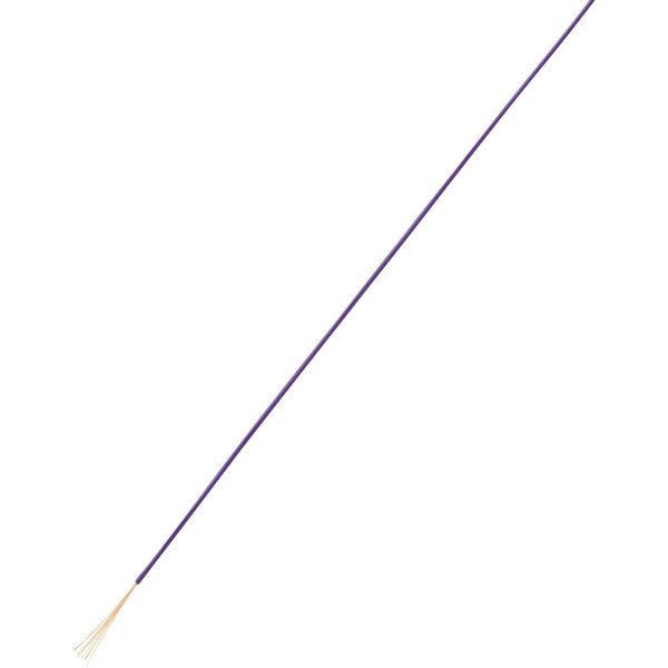TRU COMPONENTS 1567834 Fil de câblage LiFY 1 x 0.50 mm² violet 50 m