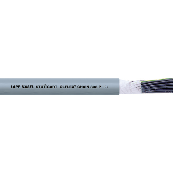 LAPP 1027717 Schleppkettenleitung ÖLFLEX® CHAIN 808 P 3G 1mm² Grau Meterware