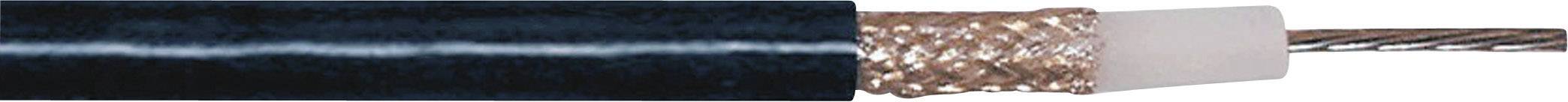 Kash 607514 Koaxialkabel Außen-Durchmesser: 10.30 mm RG213 50 Ω 60 dB Schwarz Meterware
