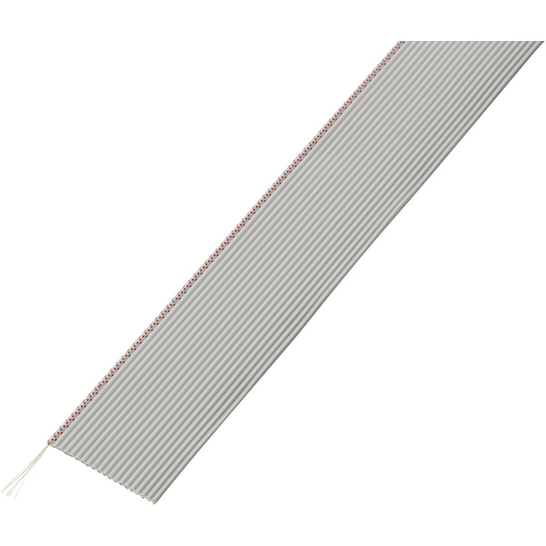 607692 Flachbandkabel Rastermaß: 1.27 mm 20 x 0.035 mm² Grau 30.5 m