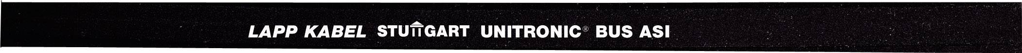 Etikett mit der Aufschrift 'LAPP KABEL, STUTTGART UNITRONIC BUS ASN'.
