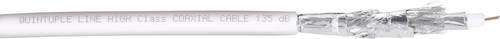 BKL Electronic 806014 Koaxialkabel Außen-Durchmesser: 8.20mm 75Ω 135 dB Weiß Meterware