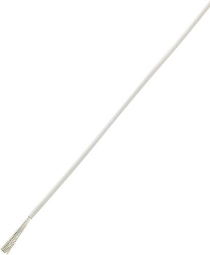 TruComponents 1572282 Strand LiY 1x0.50mm² White 10m Ideal for Mod...