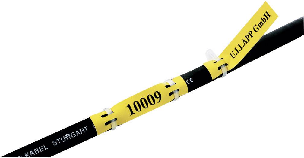 LAPP 83254750 LFL2H YE/WH Kabel-Etikett Fleximark 35 x 9mm Farbe Beschriftungsfeld: Gelb Anzahl Etiketten: 40