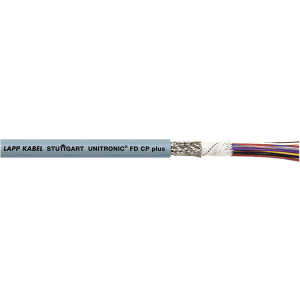 LAPP 28880-500 Schleppkettenleitung UNITRONIC® FD CP plus 2 x 0.14mm² Grau 500m