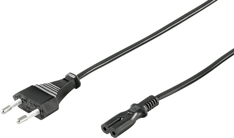 Goobay Y001/ST2 Strom Netzkabel Schwarz 1.50m