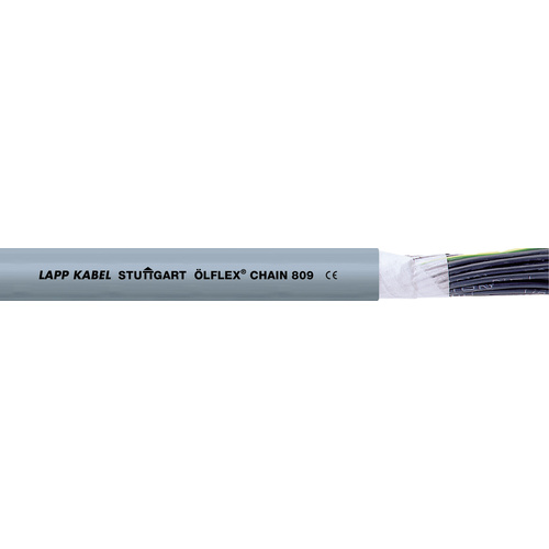 LAPP 1026708-1 Schleppkettenleitung ÖLFLEX® CHAIN 809 2 x 0.75mm² Grau Meterware
