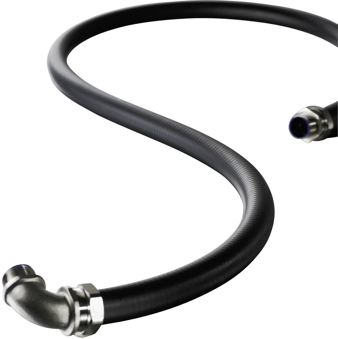 HellermannTyton 166-31901 LTS12 Stahlschutzschlauch Schwarz 10mm Meterware