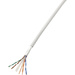 SH1998C270 Netzwerkkabel CAT 6 F/UTP 4 x 2 x 0.27mm² Weiß 10m