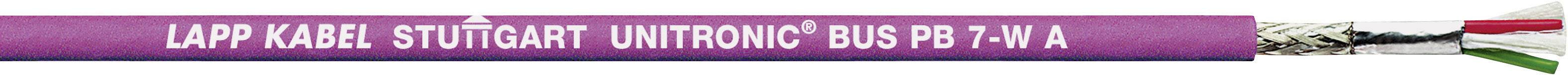 Lila Kabel mit der Aufschrift 'LAPP KABEL STUTTGART UNITRONIC® BUS PB P 7 X AW'.