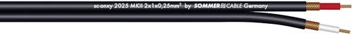 Sommer Cable 320-0101 Instrumentenkabel 1 x 2 x 0.25mm² Schwarz Meterware